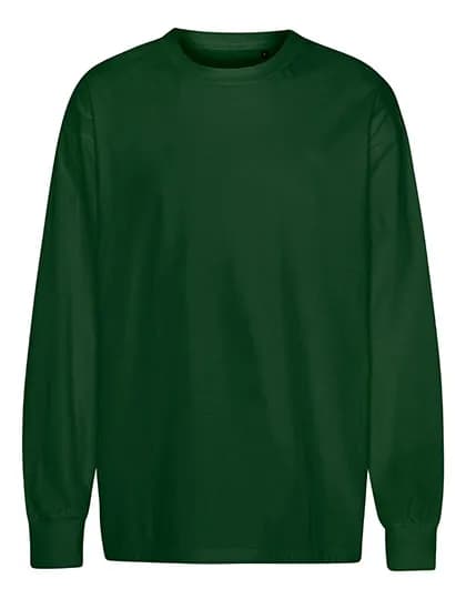 Tiger Cotton Oversized LS T|Shirt - Bottle Green