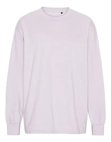 Tiger Cotton Oversized LS T|Shirt - Dusty Purple