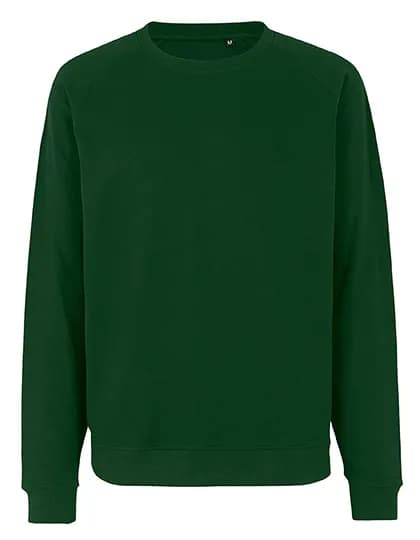Unisex Tiger Cotton Sweatshirt - Bottle Green