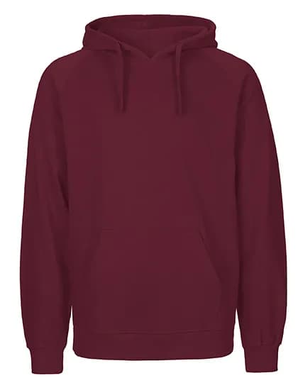 Unisex Tiger Cotton Hoodie - Bordeaux