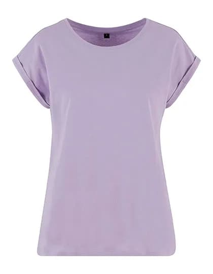 Ladies Extended Shoulder Tee - Lilac