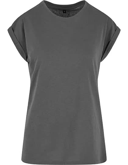 Ladies Extended Shoulder Tee - Magnet
