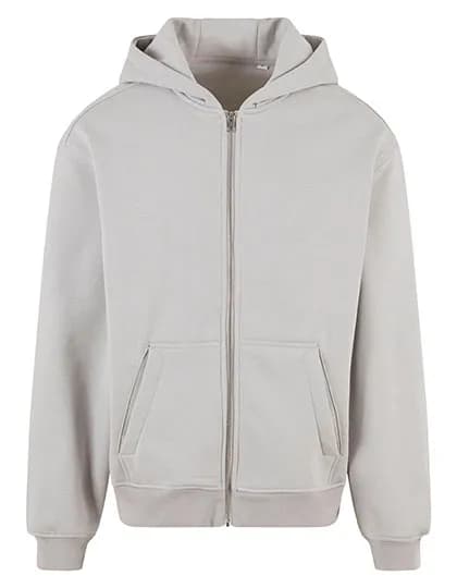Oversized Zip Hoody - Light Asphalt