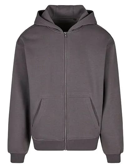 Oversized Zip Hoody - Magnet