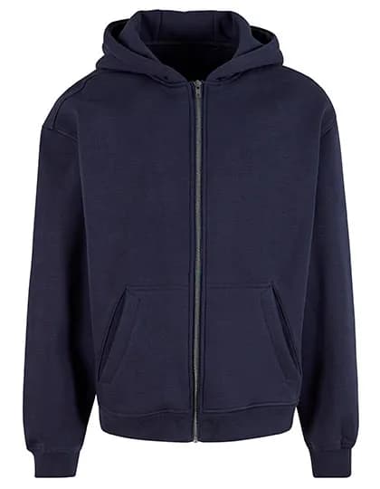 Oversized Zip Hoody - Navy