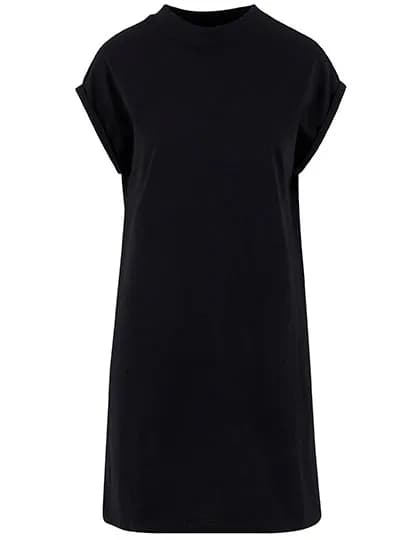Ladies Extended Shoulder Dress - Black