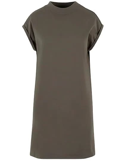 Ladies Extended Shoulder Dress - Olive
