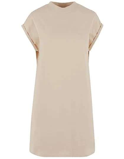 Ladies Extended Shoulder Dress - Sand