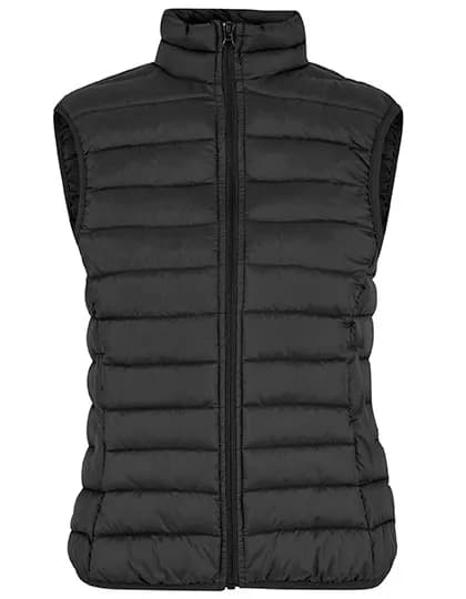 Ladies Light Puffer Vest - Black