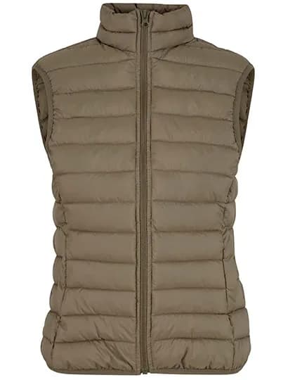 Ladies Light Puffer Vest - Olive