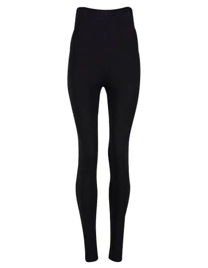 Ladies Cotton Leggings - Black