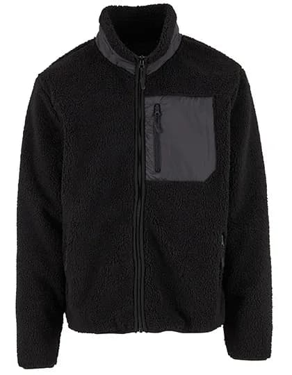Bonded Sherpa Jacket - Black