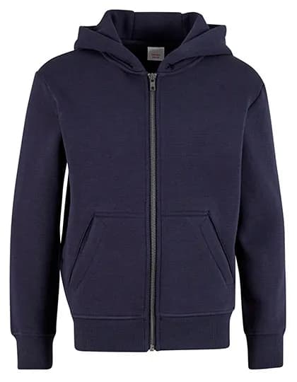 Kids Oversized Zip Hoody - Navy