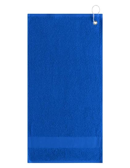 Golfhandtuch mit Aufhänger - Royal Blue