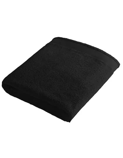 First Class Strandhandtuch - Black