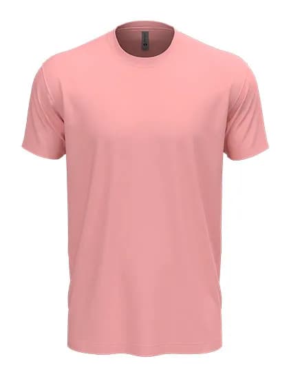 Unisex Crew Neck T-Shirt - Light Pink