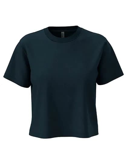 Women´s Heavyweight Boxy T-Shirt - Midnight Navy