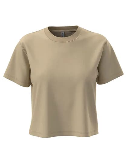 Women´s Heavyweight Boxy T-Shirt - Tan