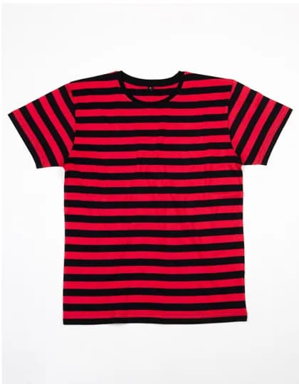 Men´s Stripy T - Black/Red