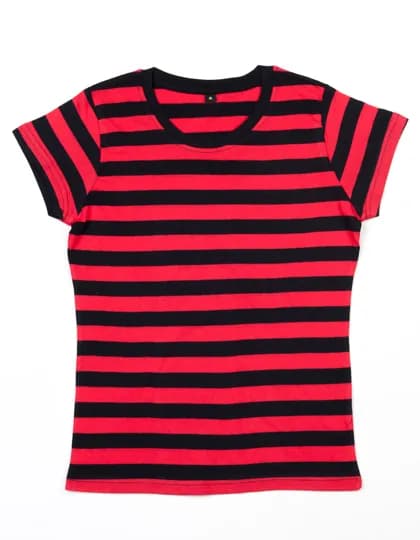 Women´s Stripy T - Black/Red