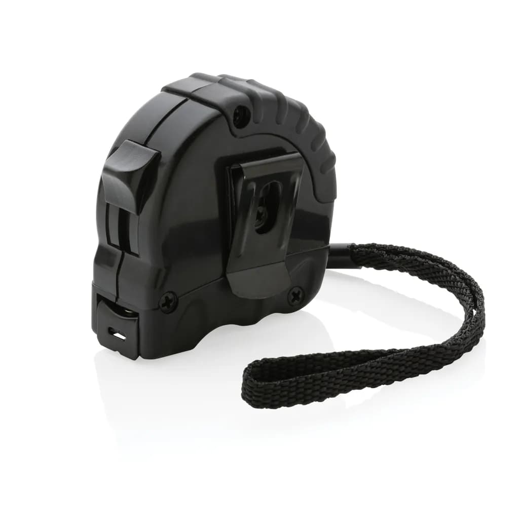 3m/16mm Maßband aus RCS recyceltem Kunststoff - schwarz