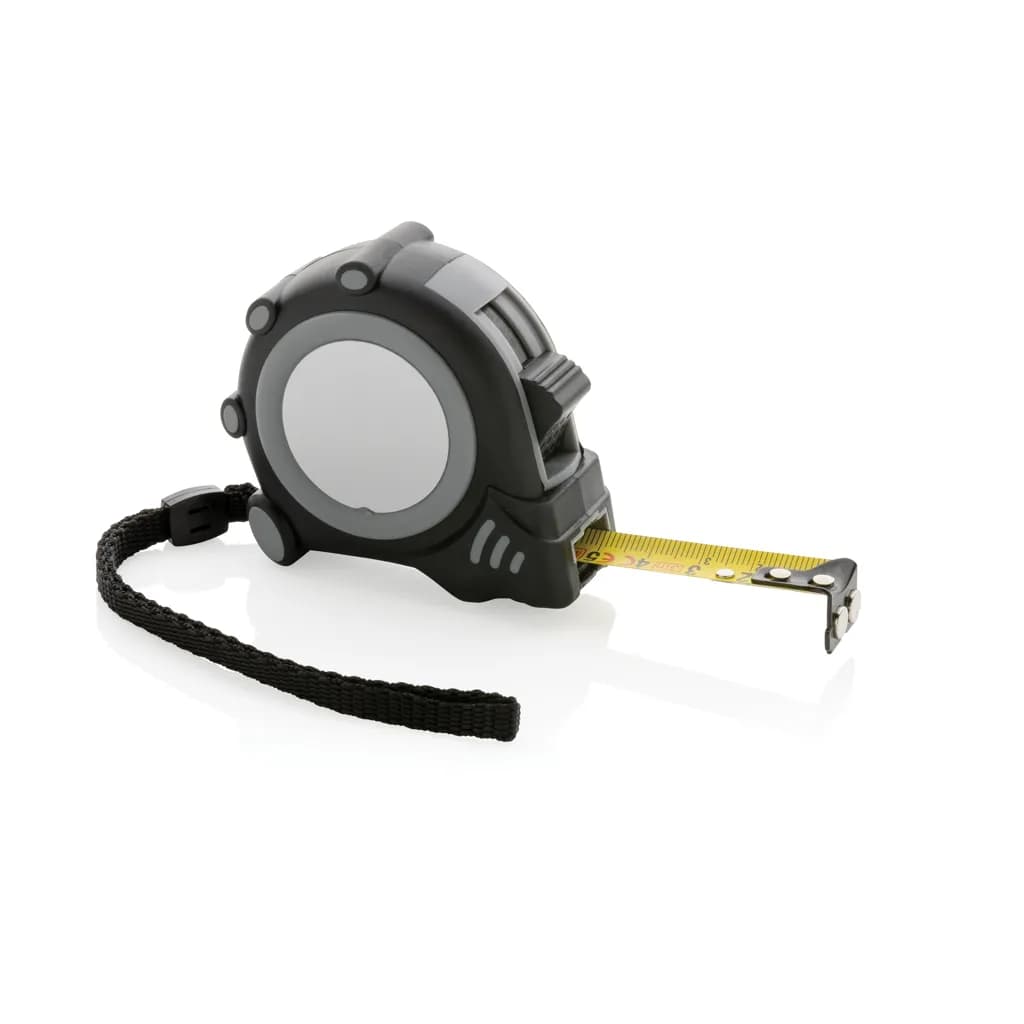 Grip 3m/16mm Maßband aus RCS recyceltem Kunststoff - grau