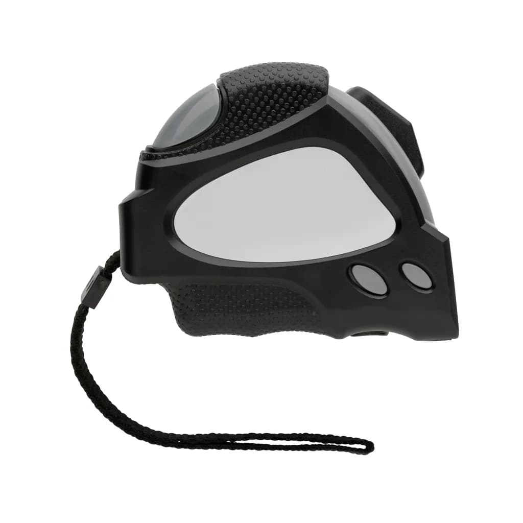 Auto-Stop-Maßband aus recyceltem Kunststoff, 8m/25mm - schwarz