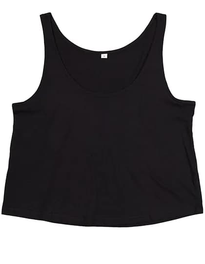 Women´s Organic Crop Vest - Black