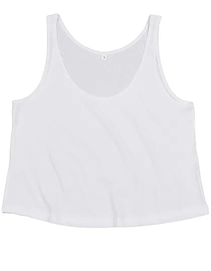 Women´s Organic Crop Vest - White