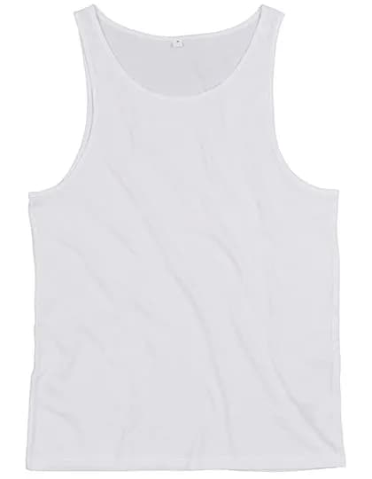 Drop Armhole Vest - White