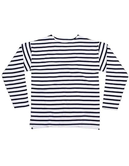 The Breton Top - White/Navy