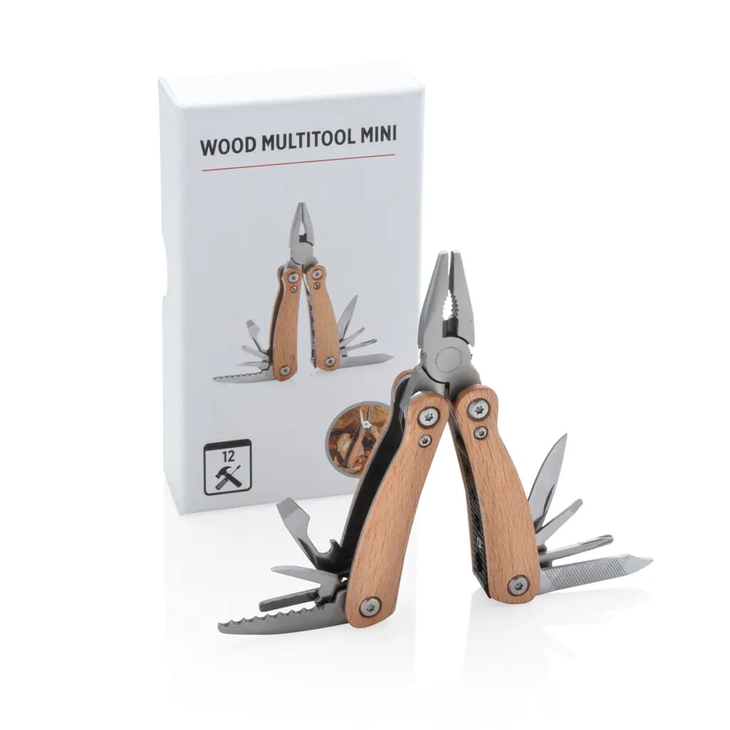 Holz Mini-Multitool - braun