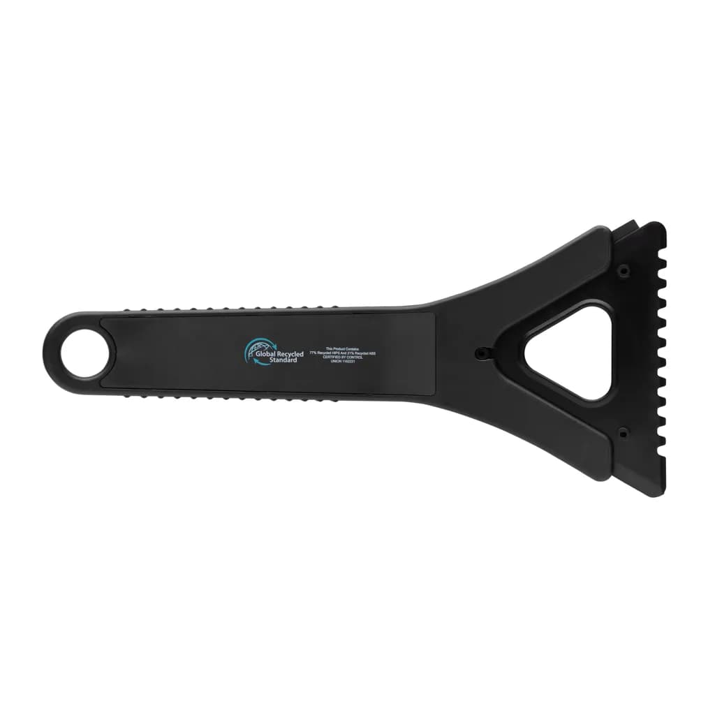 Polard 3-in-1-Eiskratzer aus RCS recyceltem Kunststoff - schwarz