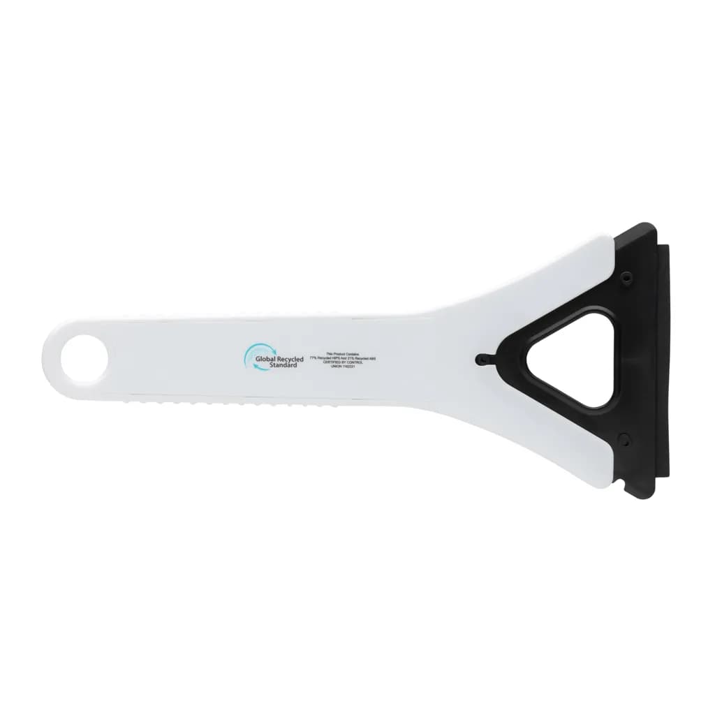 Polard 3-in-1-Eiskratzer aus RCS recyceltem Kunststoff - weiß