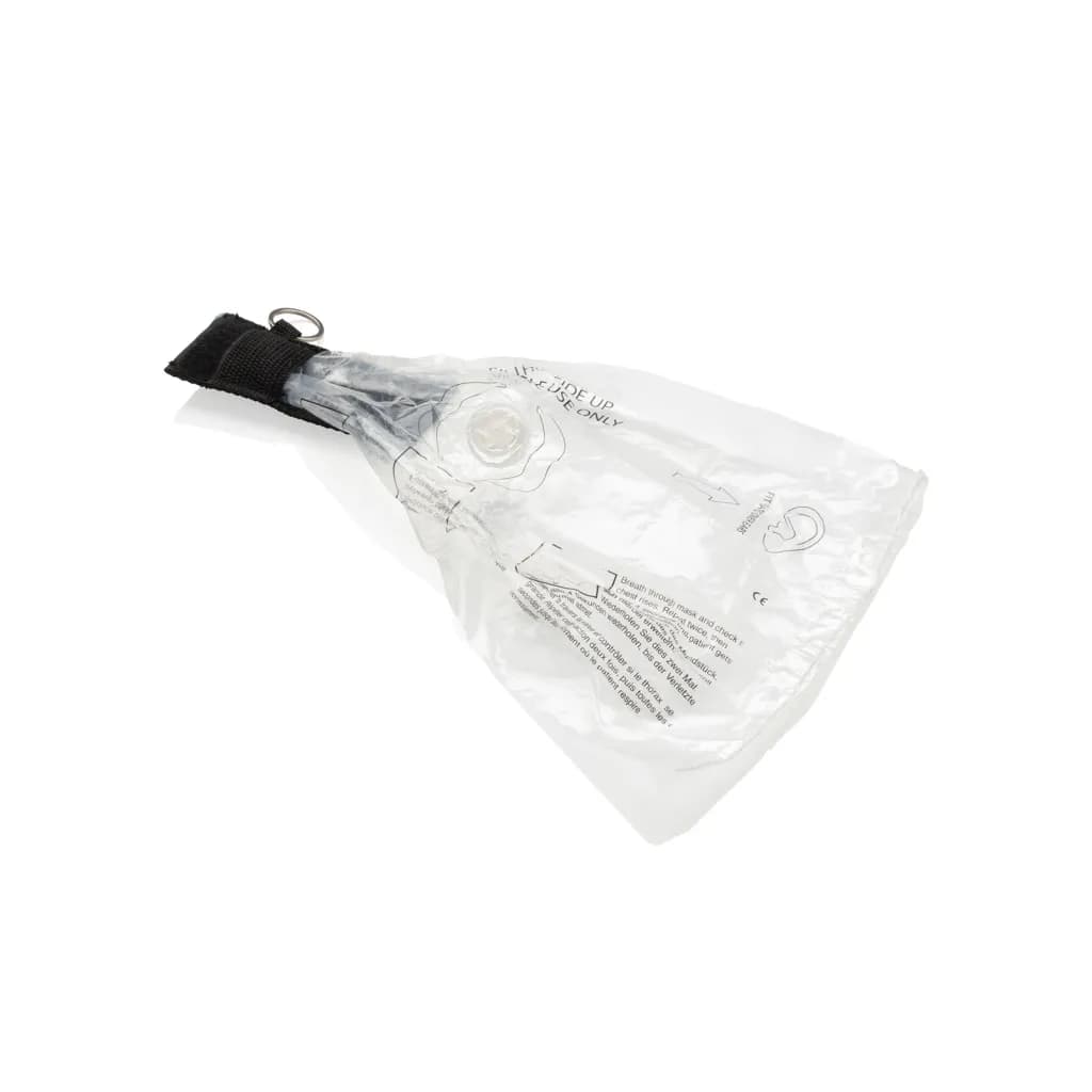 CPR Maske für den Schlüsselbund - schwarz