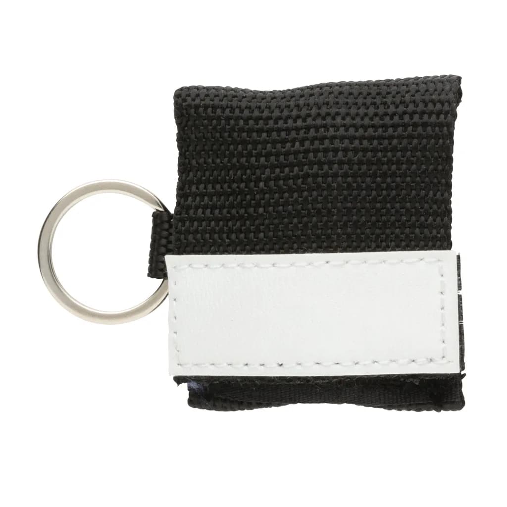 CPR Maske für den Schlüsselbund - schwarz