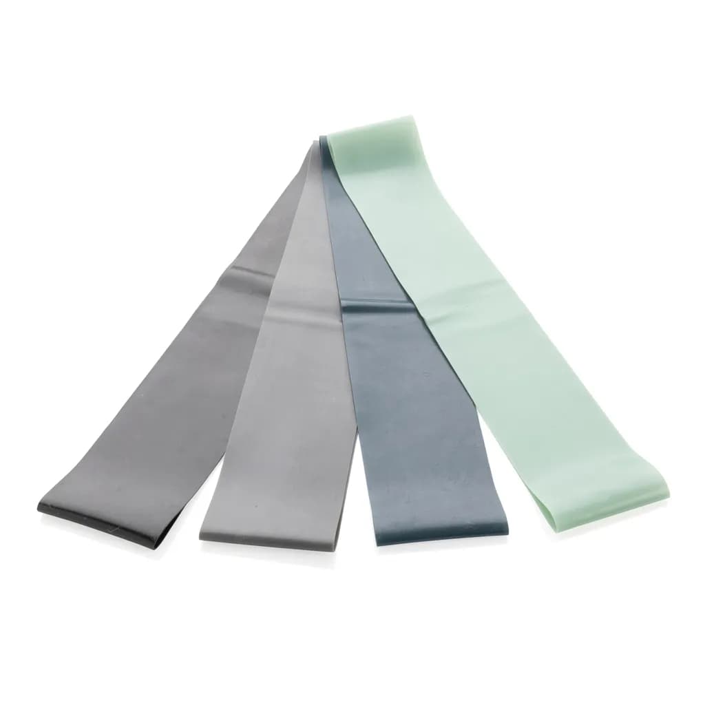 4-tlg. Set Fitnessbänder im Etui - schwarz