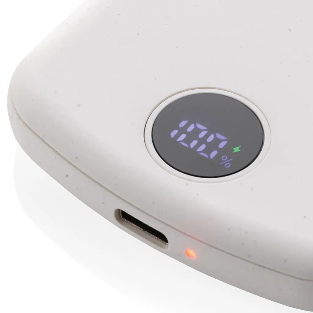 MagBoost 5.000mAh magnetische Powerbank aus RCS rec. Plastik - weiß