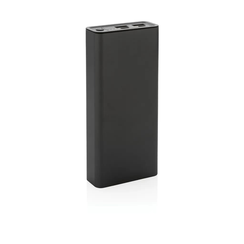 Terra 20.000mAh 20W Powerbank aus RCS recyceltem Aluminium - grau