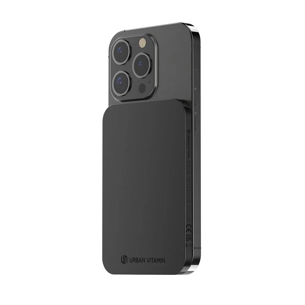 Urban Vitamin Burbank 3000mAh Powerbank aus RCS Plastik/Alu - schwarz