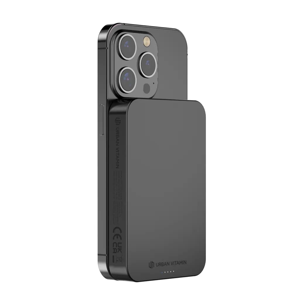 Urban Vitamin Compton 10000mAh Powerbank aus RCS Plastik/Alu - schwarz