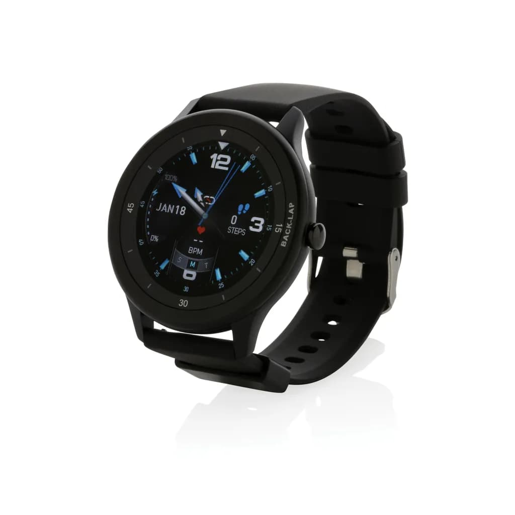 Swiss Peak Watch aus RCS recyceltem TPU - schwarz
