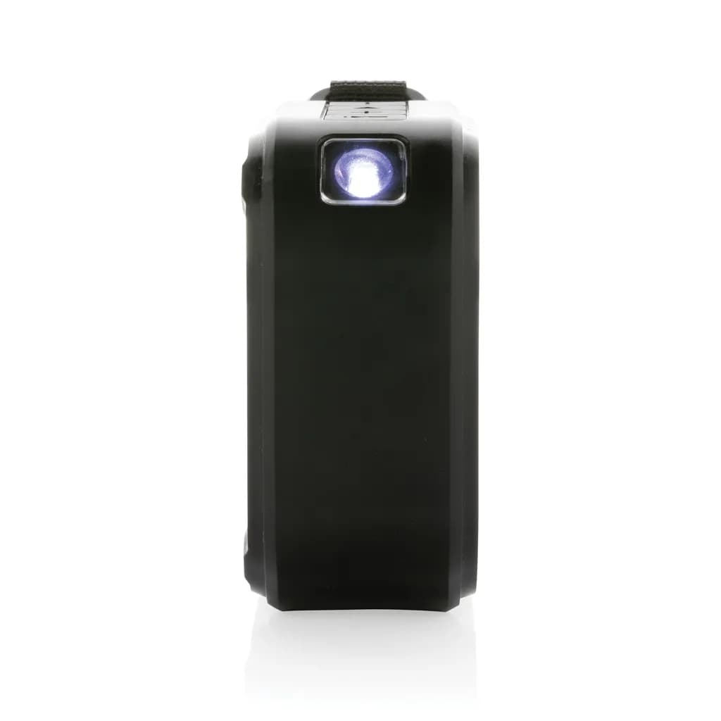 3W kabelloser Sunwave Solar-Lautsprecher aus RCS Kunststoff - schwarz