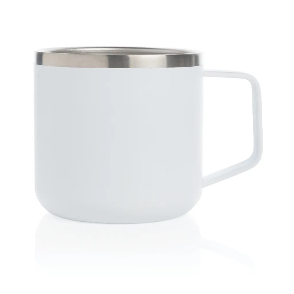 Stainless-Steel Camping-Tasse - weiß