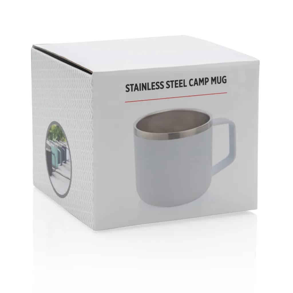 Stainless-Steel Camping-Tasse - weiß