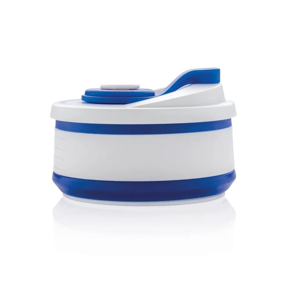 faltbarer Silikon-Becher - blau