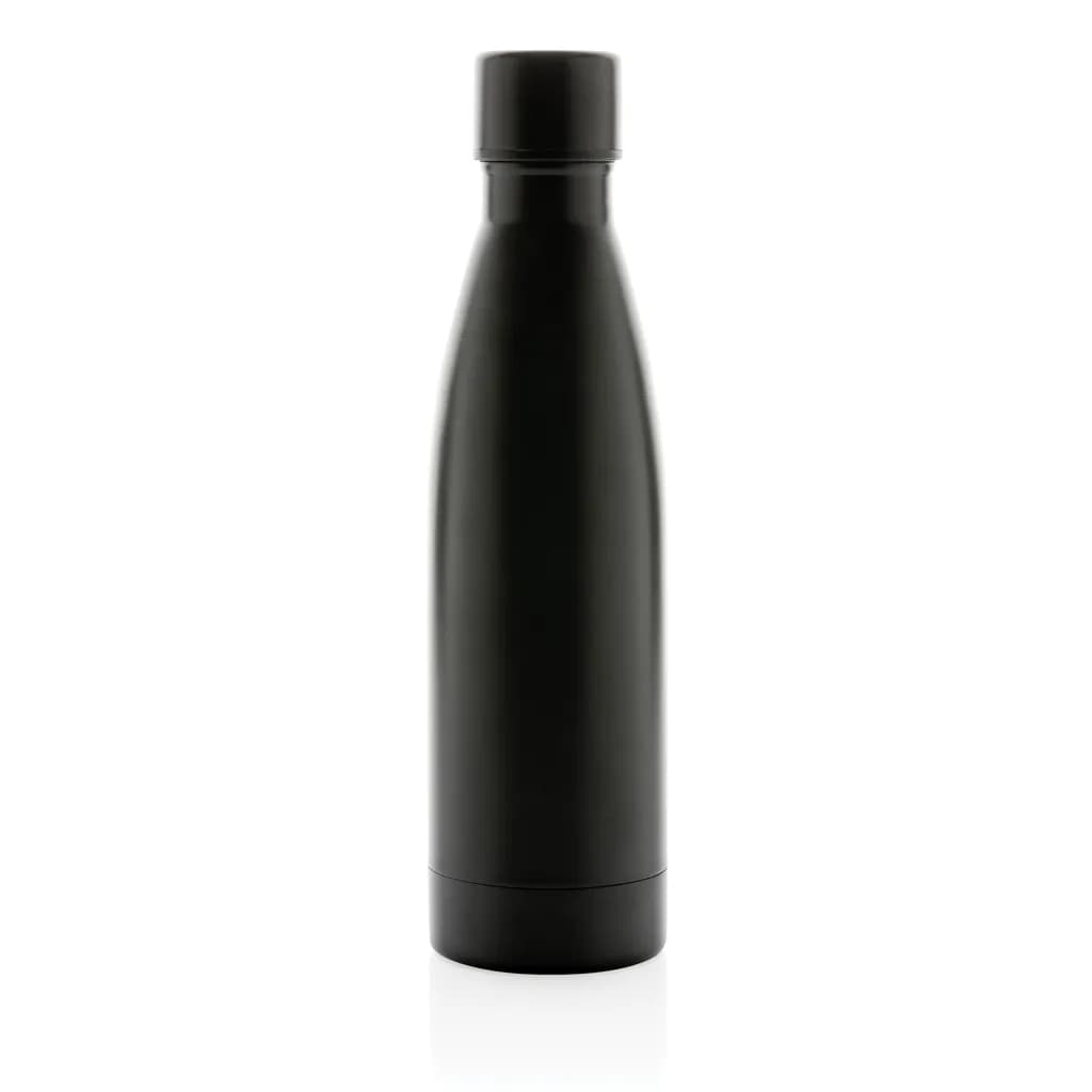 RCS recycelte Stainless Steel Solid Vakuum-Flasche - schwarz