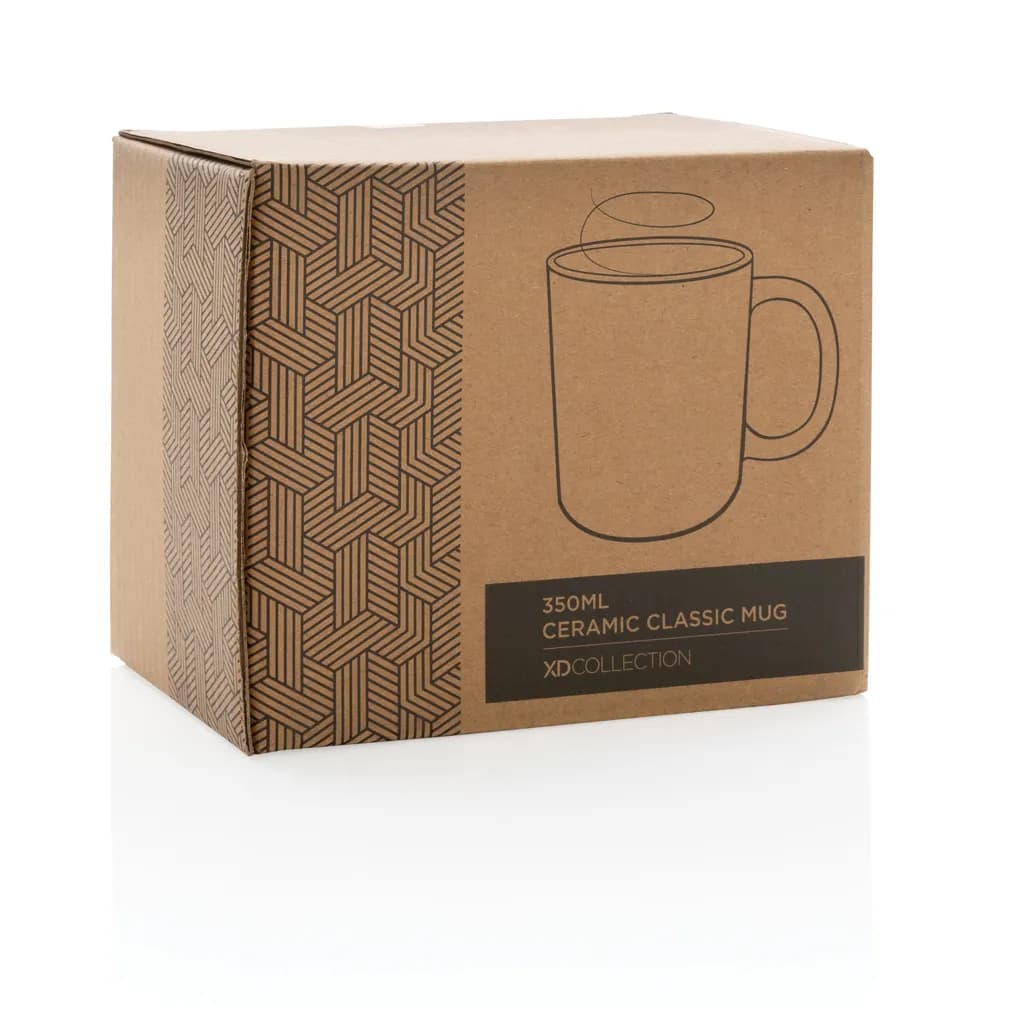 Basic Keramiktasse, 350ml - weiß