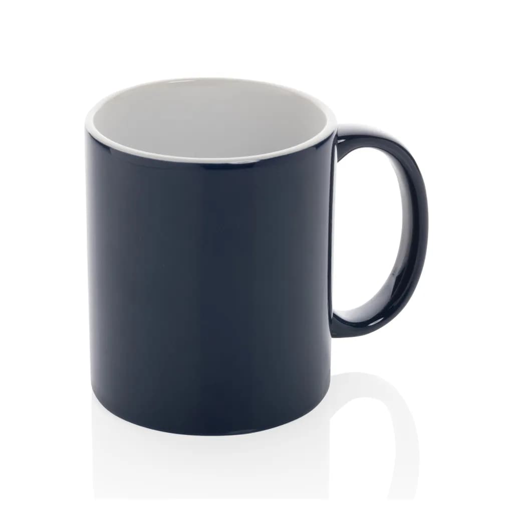 Basic Keramiktasse, 350ml - navy blau