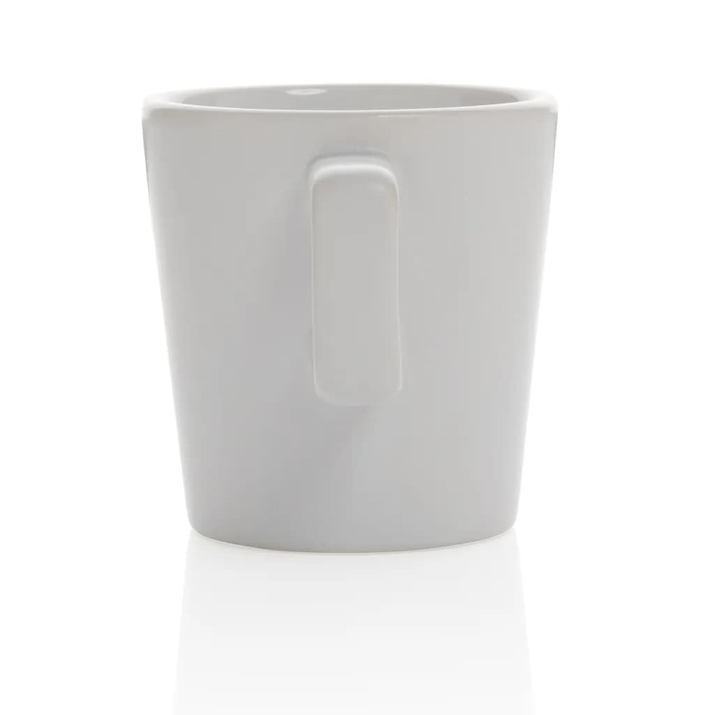 Moderne Keramik Kaffeetasse, 300ml - weiß